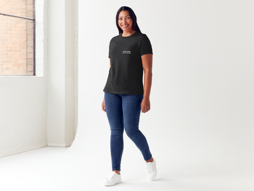 Tricou dama 100% bumbac Dear Karma Negru