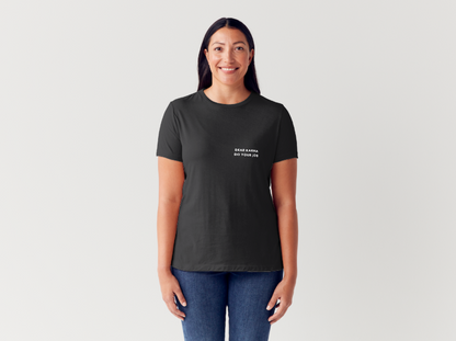 Tricou dama 100% bumbac Dear Karma Negru