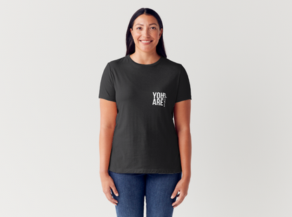 Tricou dama 100% bumbac "You are enough" Negru