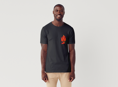 Tricou barbat 100% bumbac "Spicy" Negru