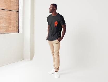 Tricou barbat 100% bumbac "Spicy" Negru