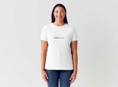 Tricou dama 100% bumbac "Imperfect" Alb