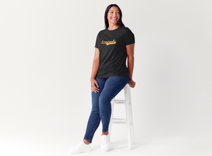 Tricou dama 100% bumbac "Legends" Negru